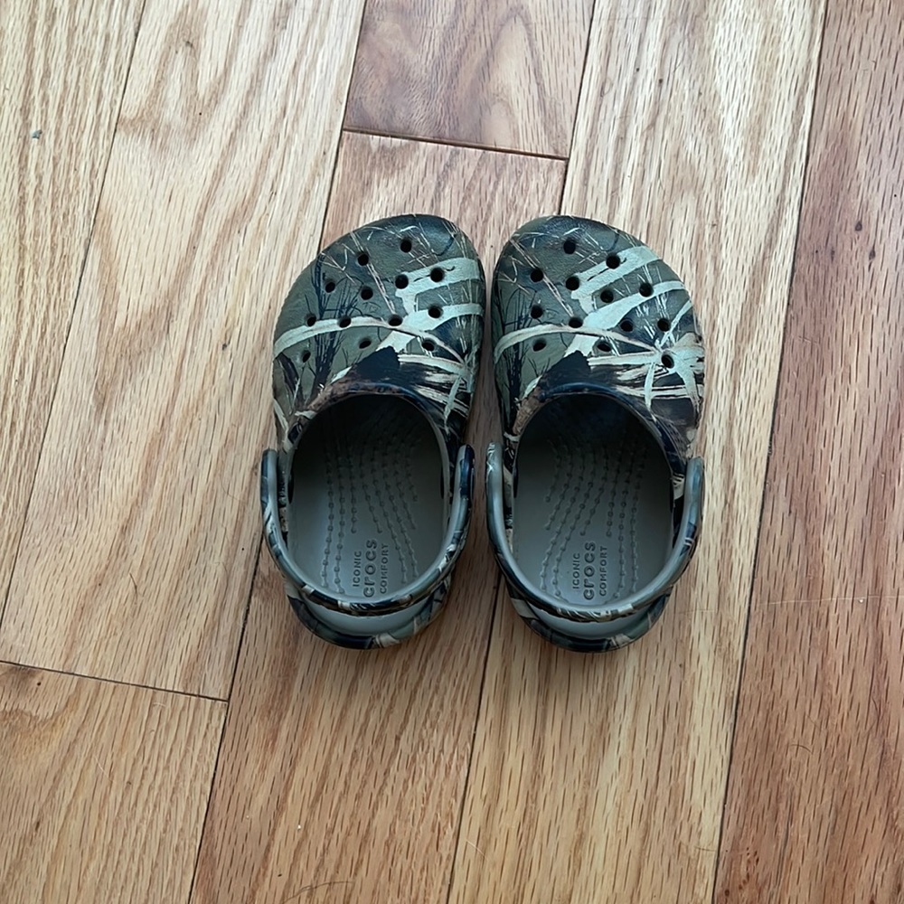 Toddler crocs. Size 5. Worn only inside.